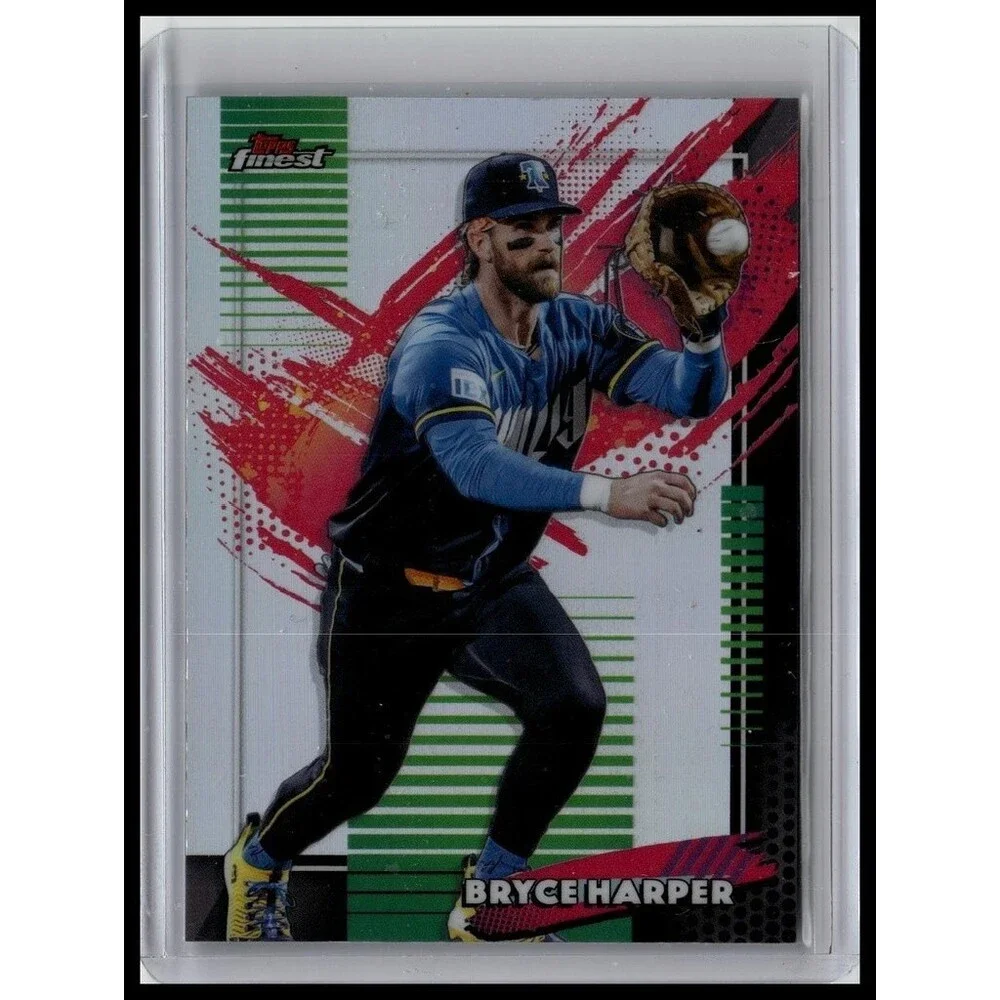 2026 Topps Finest Baseball# 238 Bryce Harper, Philadelphia Phillies Purple